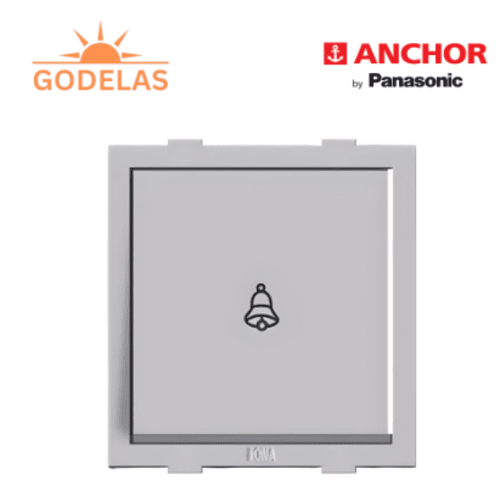 Anchor Roma 10A Bell Push 2M - White